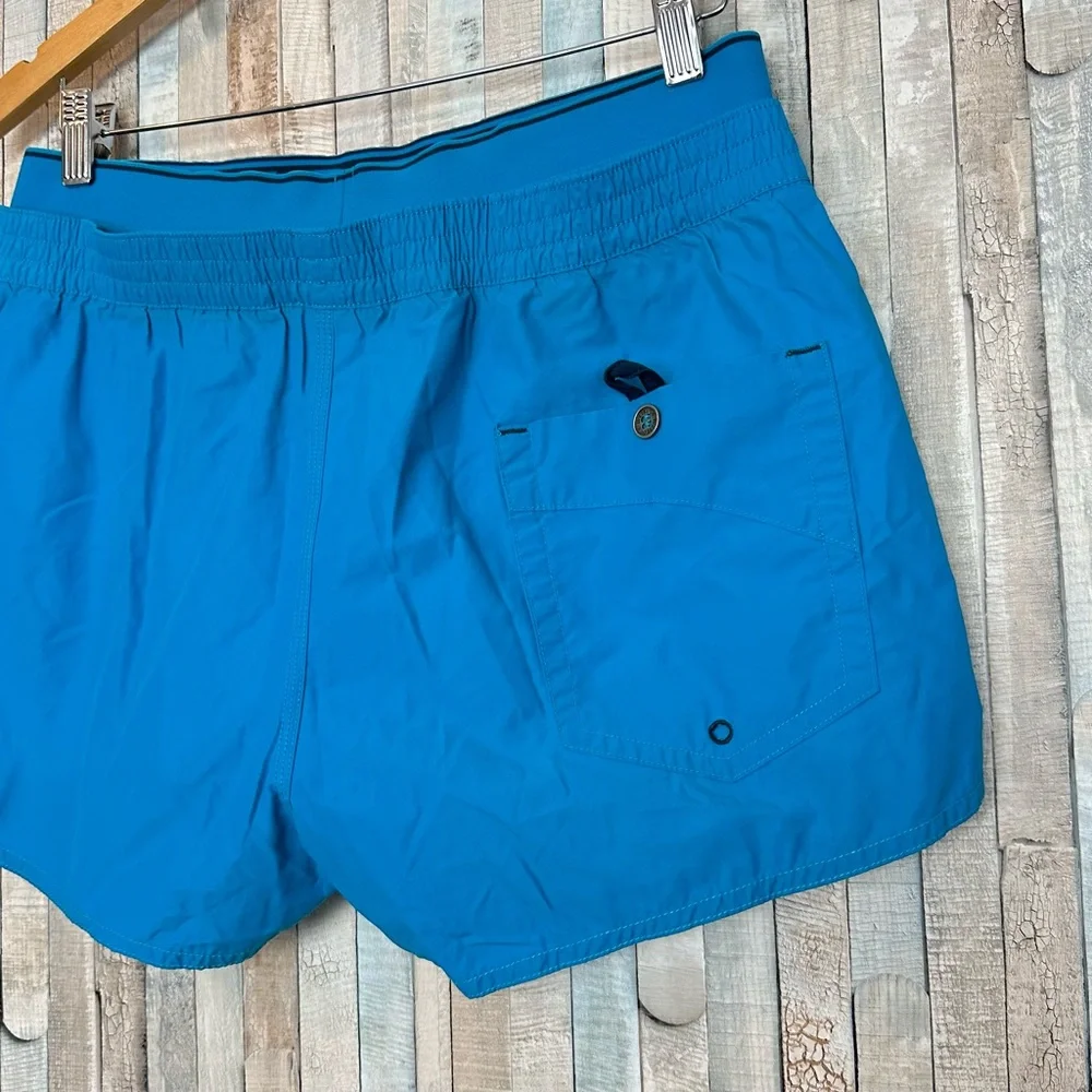 Diesel L Mens Bright Blue Barrely Swim Trunk Shorts 1.75” Inseam Summer Vacation - Picture 5 of 9